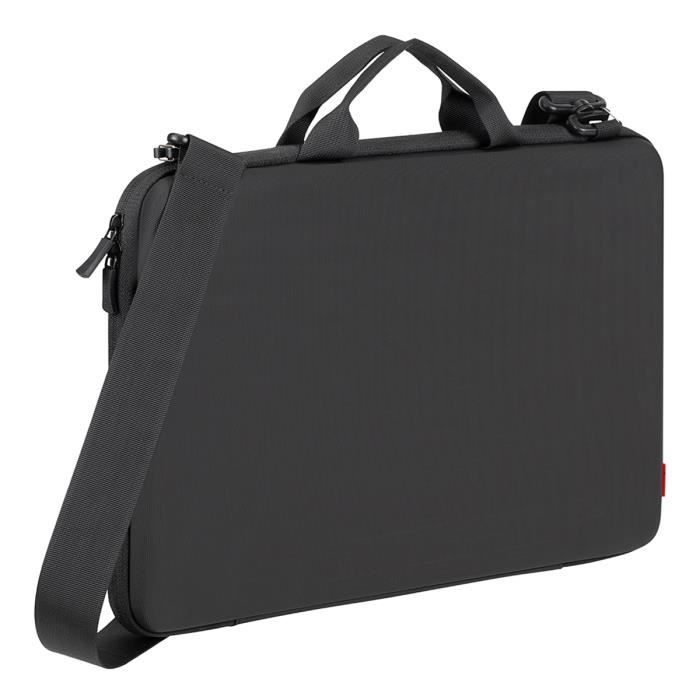 Housse pour PC - RIVACASE - 15.6 pouces - Hydrofuge - Bandoulière réglable - Noir