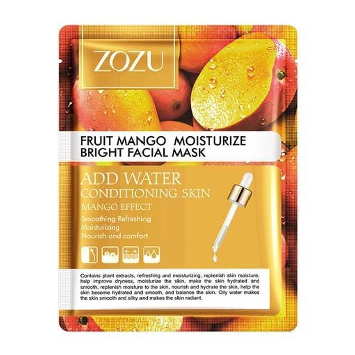 Masque Visage - ZOZU - Mango - Hydratant - Éclaircissant - Rajeunissant