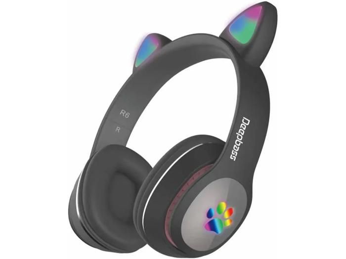 Deep Bass R6 Casque sans fil ecouteurs Casque Bluetooth V5 With 7 color light