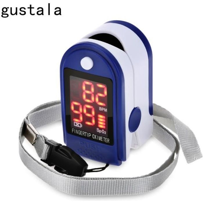 Oxymètre de pouls Fingertip Pulse Oximeter, oxygène sanguin, PR, moniteur de SpO2