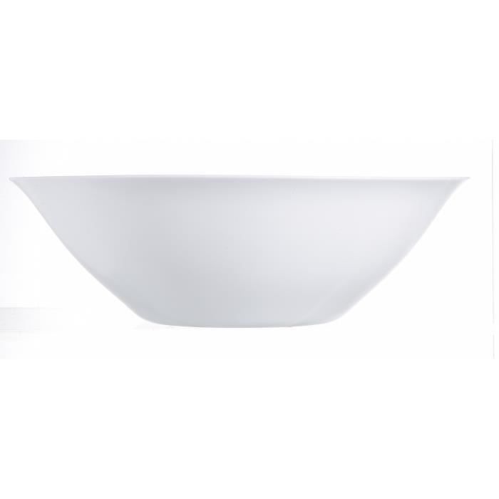 Saladier - Carine - 27 cm - Empilable - Opale - Compatible lave-vaisselle