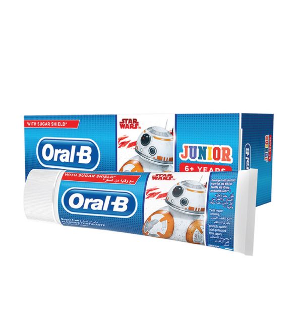 Dentifrice - Oral-B - Junior 6+ ans - 75ml - Protection de l'émail - Renforce les dents