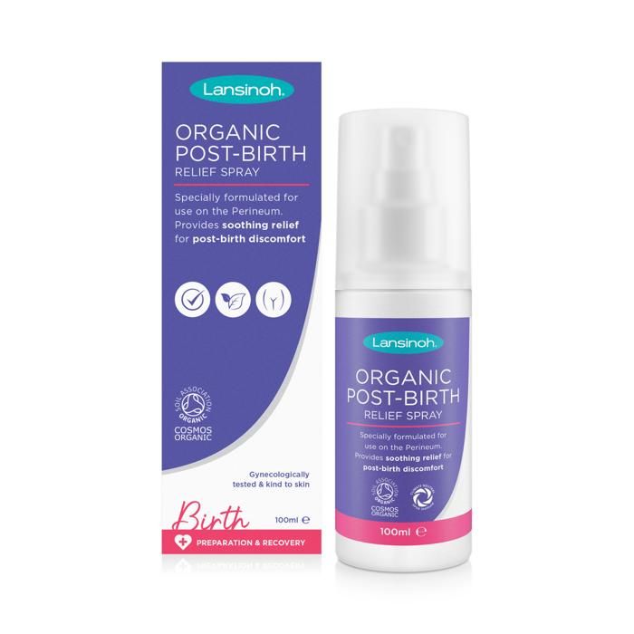 Spray apaisant - Lansinoh - 100ml - Hypoallergénique - Ingrédients BIO - Effet fraîcheur