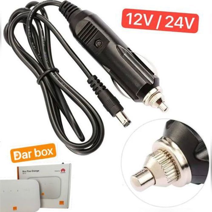 Allume-cigare de voiture pour dar box câble adaptateur d'alimentation