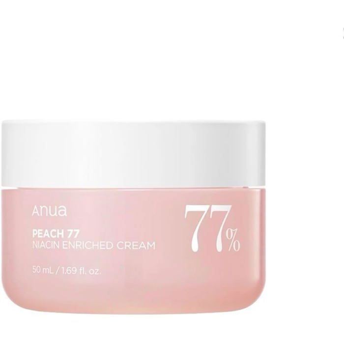 Crème hydratante - ANUA - PEACH 77 NIACIN - 50ml - Éclaircissante - Sans parabène