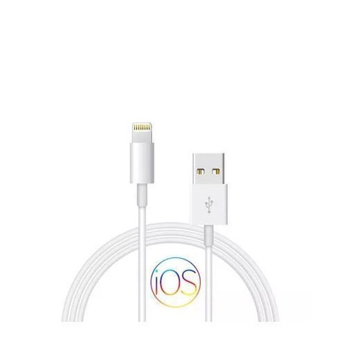Câble Lightning USB - iPhone - XMX/8/7/6/5 - Blanc - 1M - Charge rapide
