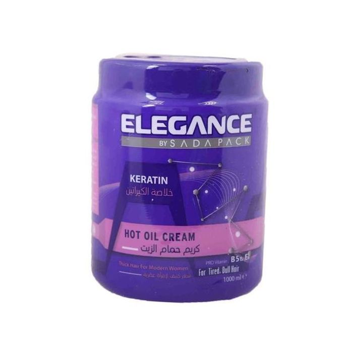 Masque de traitement capillaire à l'huile de keratin Elegance 1000 ml