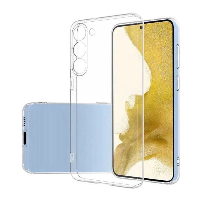 Coque Silicone Transparente pour Samsung A14 Pochette Cover Protection
