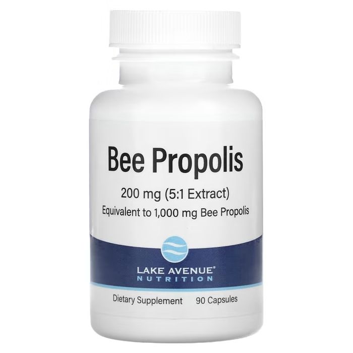Propolis d'abeille Extrait à 5:1 Équivalant à 1000 mg - 90 capsules végétariennes