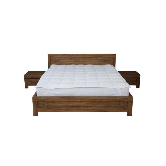 Surmatelas de confort Blanc - (2 Places 160x190 cm)- Améliorez Votre Confort de Sommeil