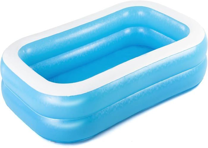 Piscine gonflable rectangulaire familiale Bestway, 2.62 m x 1.75 m x 51 cm