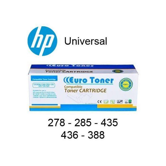 Euro Toner Compatible 85A cf285A HP 278- 285- 435- 436- 388- UNIVERSA