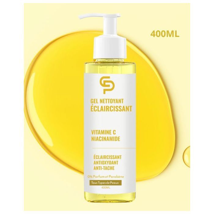 Gel Nettoyant - HOLPHARMA - Éclaircissant - Vitamine C - Niacinamide - 400ml