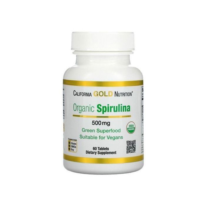 Organic spirulina 500 mg Vegan - 60 comprimés