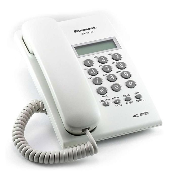 Panasonic Téléphone Filaire Avec Afficheur Lcd identification de l'appelant
