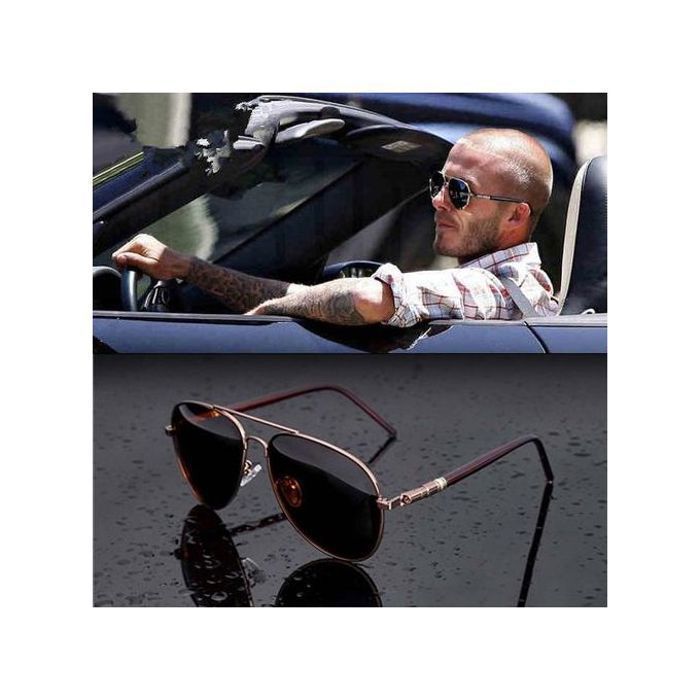 Luxury lunettes de soleil pour hommes marron haut-qualité