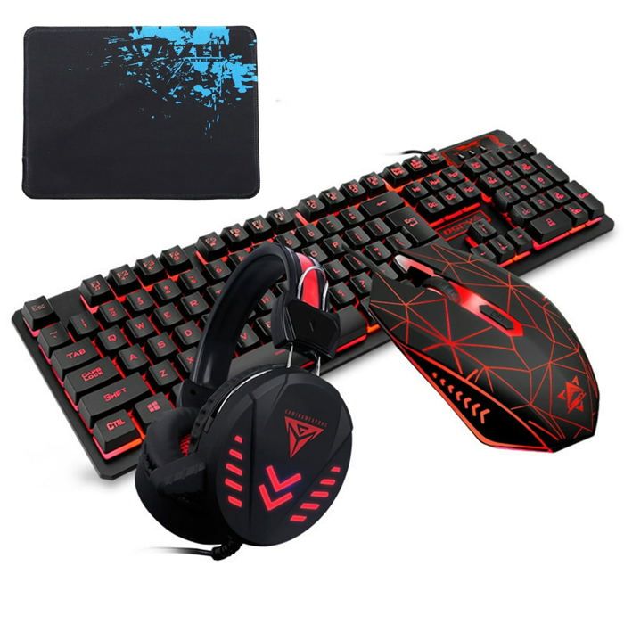 ensemble de clavier et souris et casque de jeu