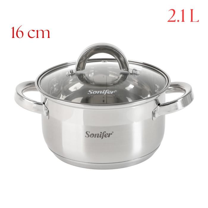 Casserole inox 16 cm – Pratique et élégante pour une cuisson quotidienne réussie.