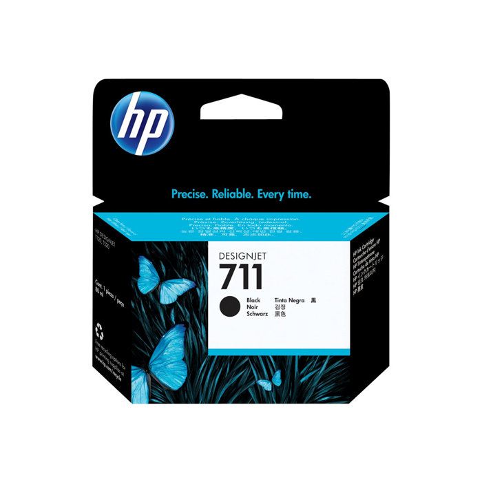 Cartouche d'encre HP 711 originale - Noir - Haute capacitÃ© 80ml - pour HP DesignJet