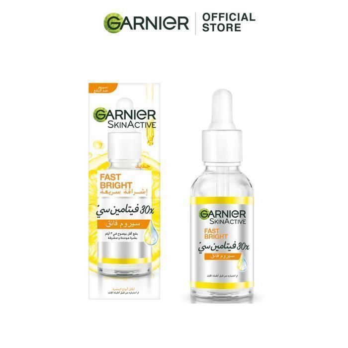 Sérum - GARNIER - Fast Bright - 30X Vitamine C - 15 ML - Éclat intense et hydratation