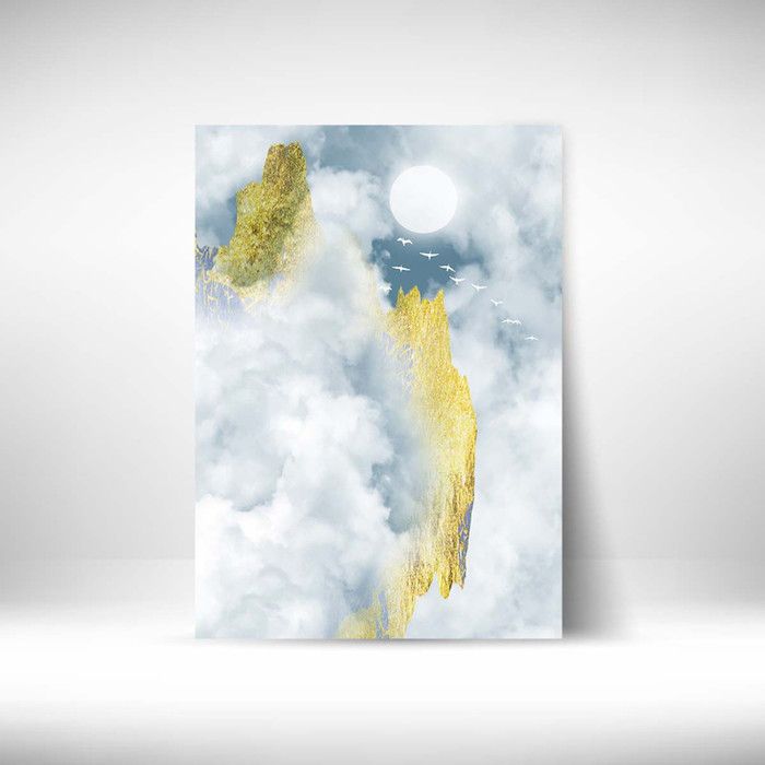 Tableau Décoratif - Élégance Subtile - 40 x 60 cm - Multicolore - Design Contemporain