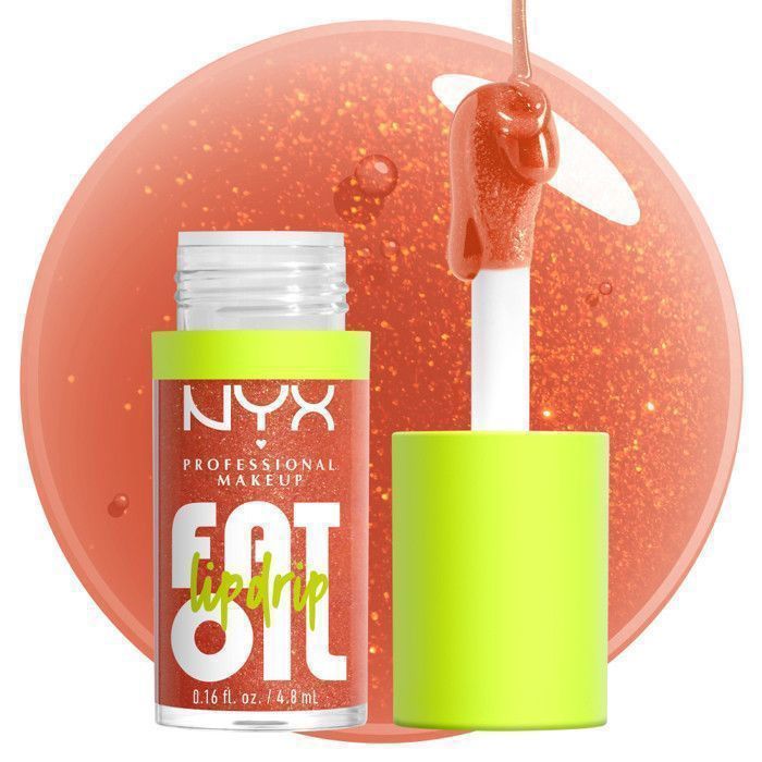 Gloss à lèvres - NYX Professional Makeup - Lipgloss Fat Oil - Couleur FOLLOW BACK - 4,8 ml - Vegan