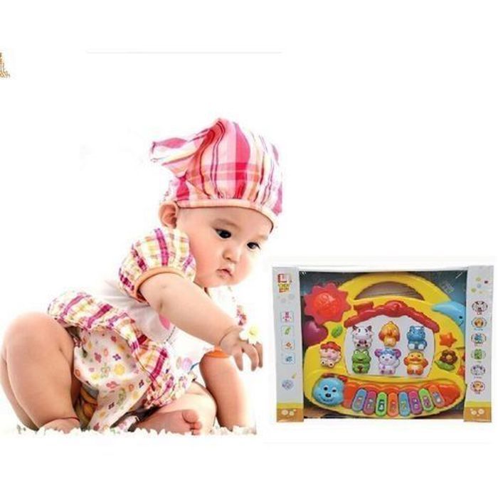 Piano musical - Non spécifié - Modèle non spécifié - Sons d'animaux - Multicolore - 30 cm