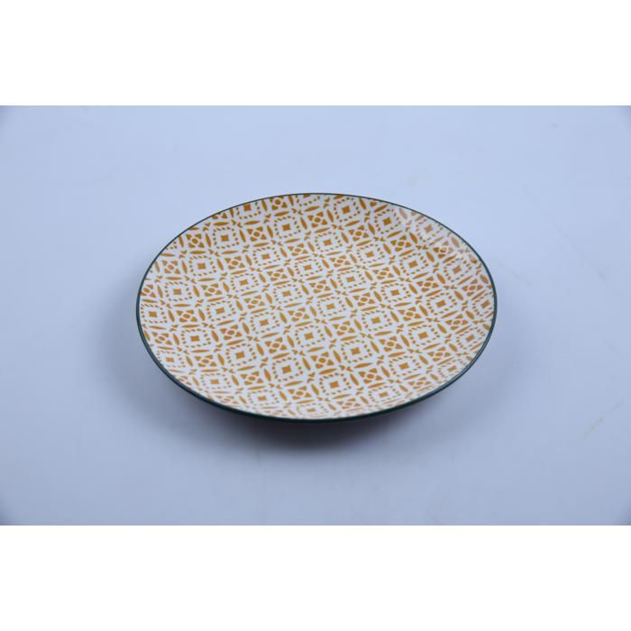 Assiette plate ronde en porcelaine 19 cm – Réf. 7.5CSFPP-F