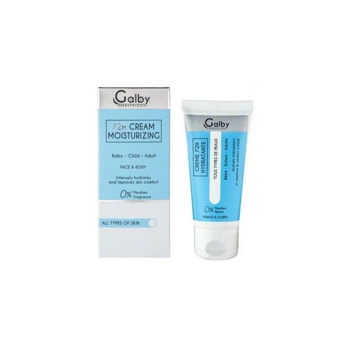 GALBY CREME HYDRADANTE 72H BEBE ENFANT ADULTE 50ML