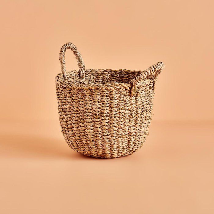 Panier en osier - Trilla - 28x22 cm - Couleur Naturel - Polyvalent - Nettoyage facile