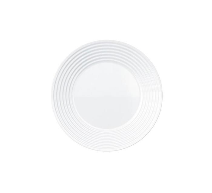 Assiette - Arcopal - Saturno - 19 cm - Blanc - Résistante au lave-vaisselle