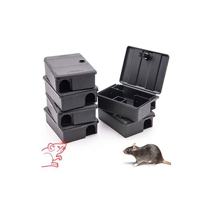 Boite à appâts pour Mort aux Rats - modèle XXL pour Tous Les Rats même Les Gros.
