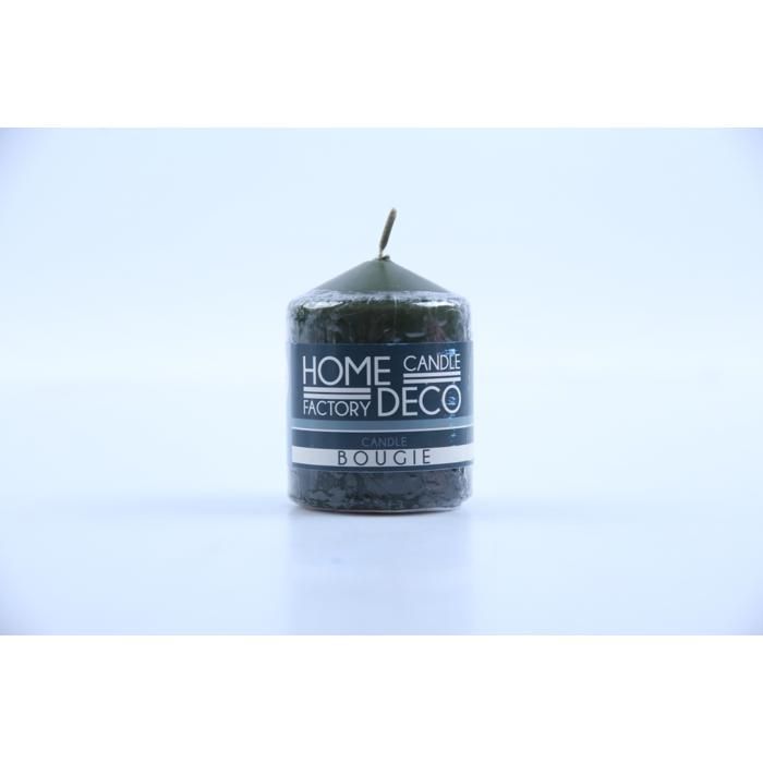 Bougie pilier verte 80 x 58 mm