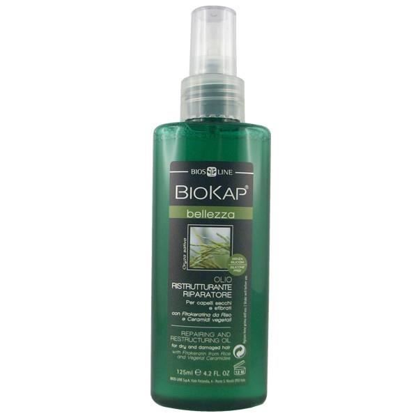 Huile capillaire - Biokap - Restructurante 125 ml - Cheveux secs - Réparatrice - Nourrissante