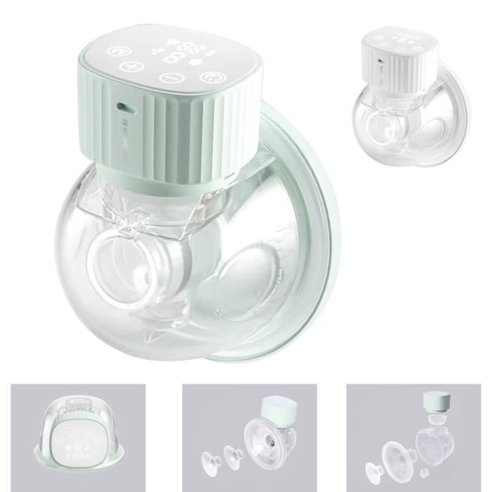 Kikkaboo tire-lait électrique Noa biberon 150 ml écran tactile fonction mémoire [Vert]