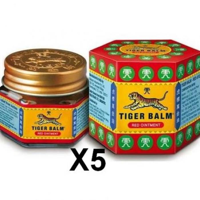 TIGER BALM Baume du tigre naturel, soulagement de la douleur musculaire,