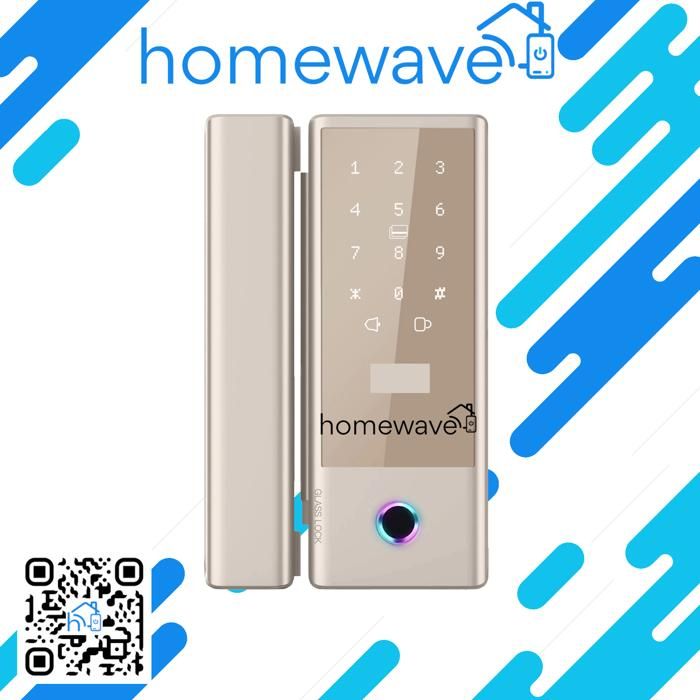 Clavier d'accès Intelligent pour porte vitrée HPV10 Gold