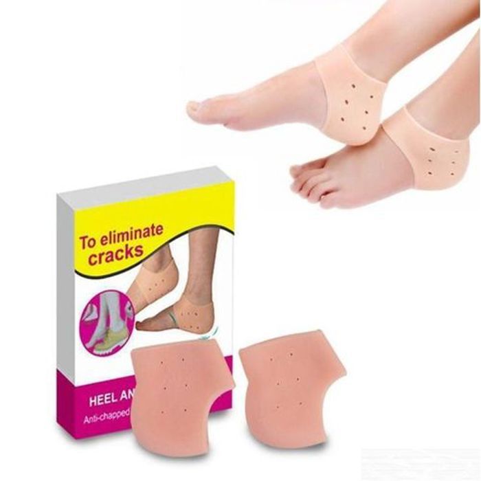 Protection pour talons en silicone, Protection contre cors et fissures, Santé des pieds