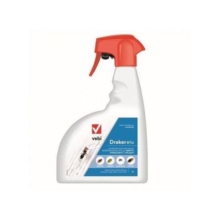 VEBI DRAKER RTU 1 L insecticide mouche moustique cafard fourmi