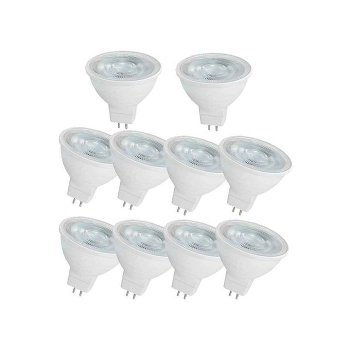 Ferri Lot de 10 ampoules LED MR16, 720 lumens, diffuseur mat