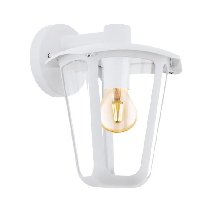 Eglo Monreale - 1 Lumière extérieure Lanterne murale blanche IP44 - EG98116