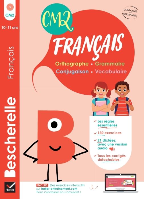 Cahier de référence - Bescherelle - Français CM2 - 26 leçons - 140 exercices - 10 ans