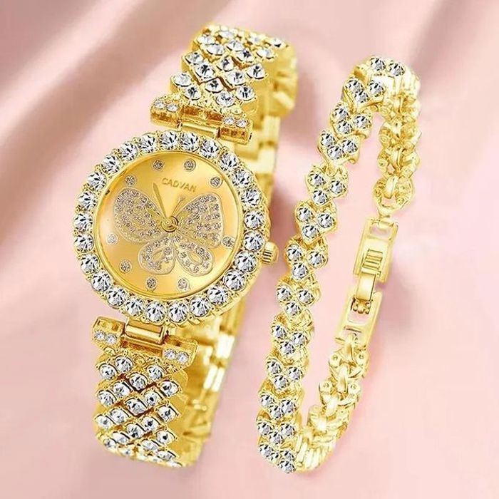 Montre à Cadran Papillon pour Femme, Design de Marque, Horloge Féminine, Bracelet en Acier, Quartz, Luxe, Mode Diamant