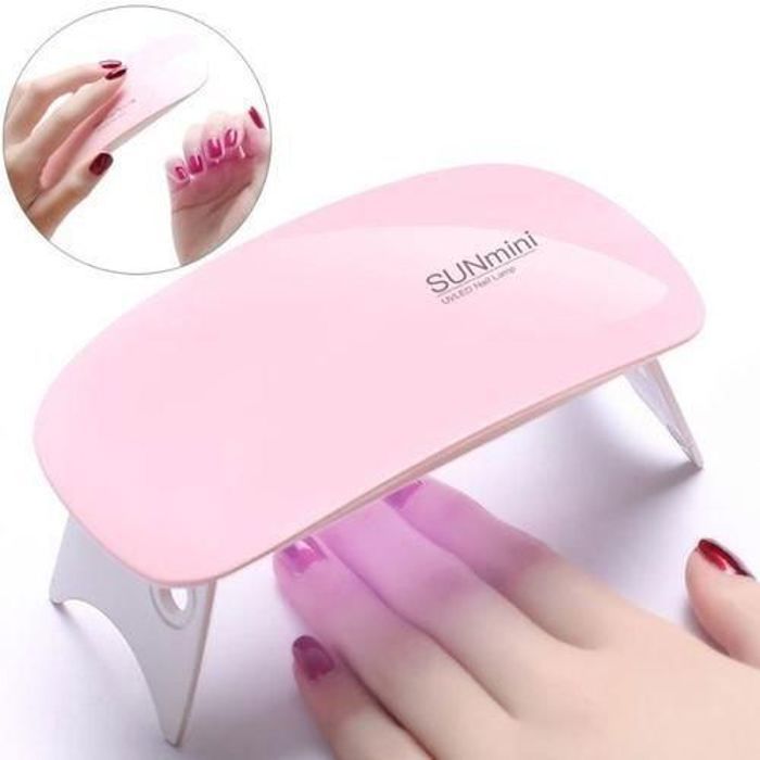 Mini sèche-ongles UV lampe à LED, 6W LED, USB, Portable, Machine de Nail Art, Rose