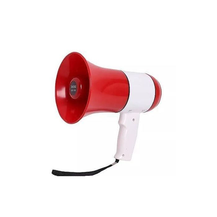 Haut-parleur mégaphone - BullArtworks - Portable - Sirène vocale - Modes d'alarme - Contrôle du volume
