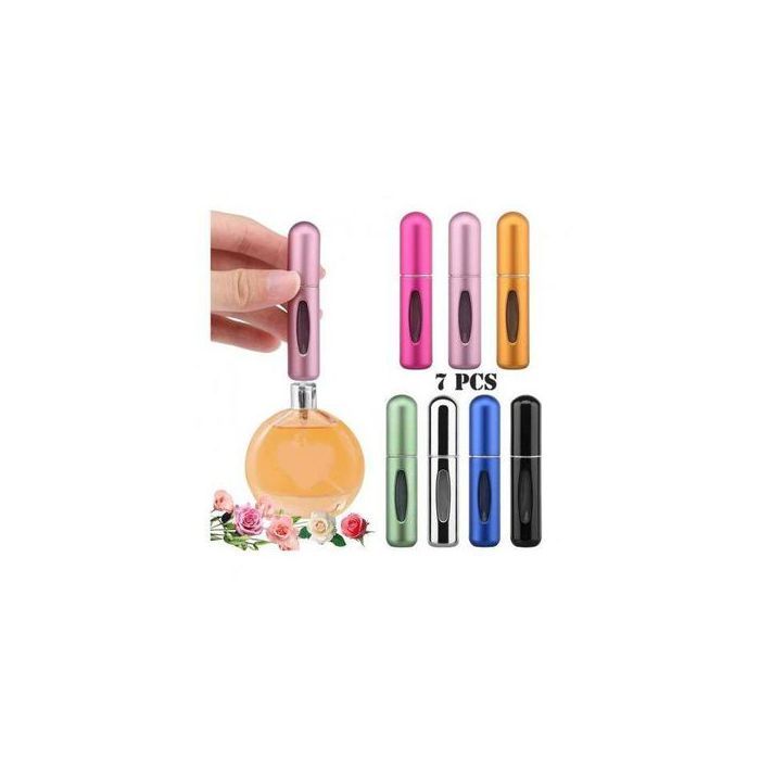 Mini Flacon Vide Pulvérisateur De Parfum Portable De Voyage - 7 PCS