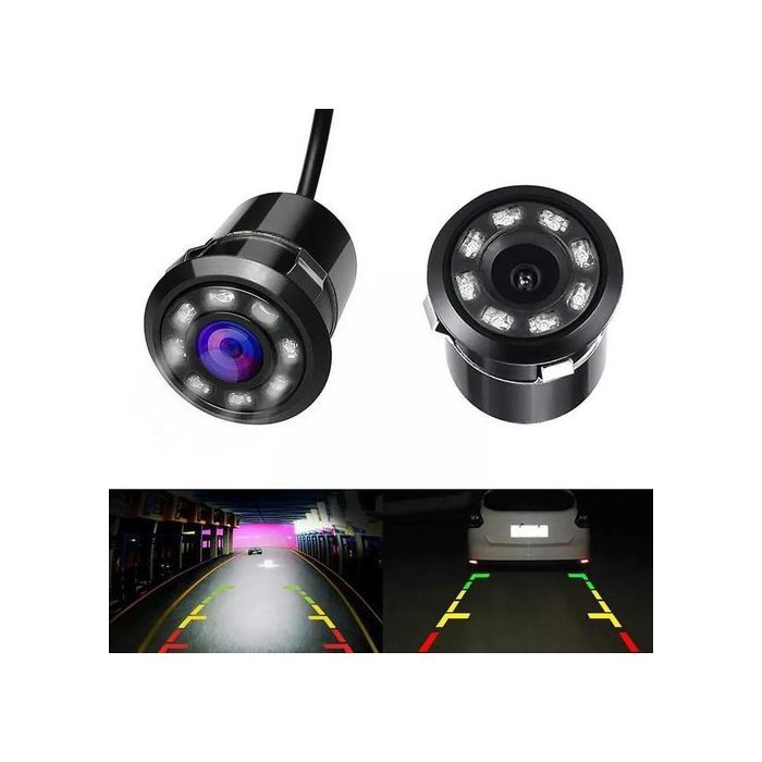 caméra de recul 8 led grand angle 170 degrés pour voiture aide stationnement