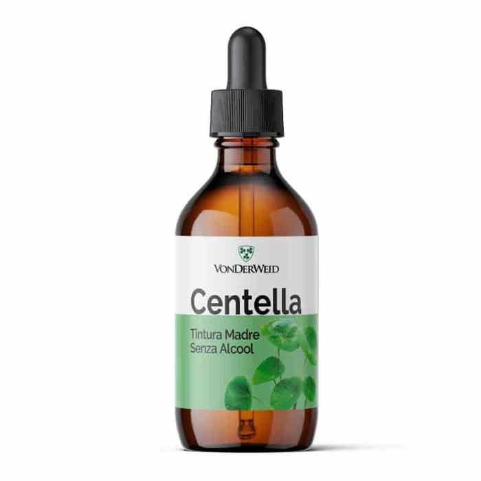 Centella ou Gotu Kola Teinture Mère Sans Alcool  100 ml - Extrait glycérique de Centella - Made in Italy