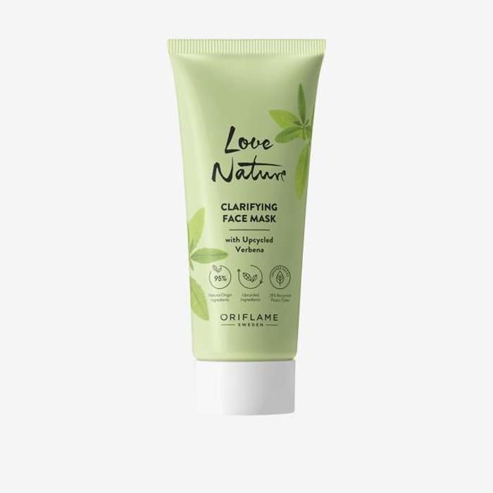 Masque Clarifiant pour le Visage Love Nature à la Verveine Recyclée 30 ml