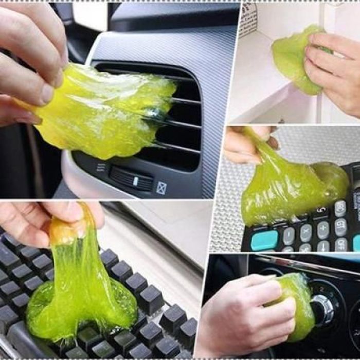 nettoyage pour voiture et Clavier, Super doux, poussière collante,Évents de Voiture, 200g